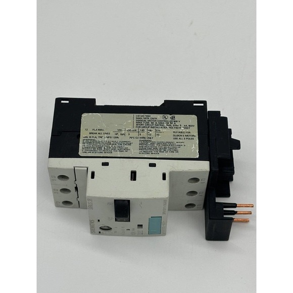 Siemens 3rv1011-1ka10 and Siemens 3rt1016-1ak61 Bundle Circuit‎ Breakers - Picture 6 of 9